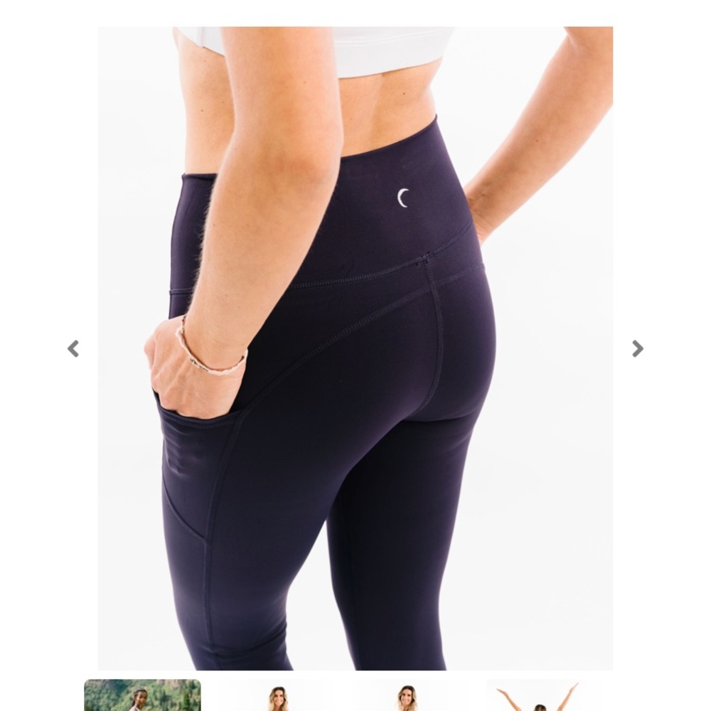 Zyia Navy pocket brilliant high rise